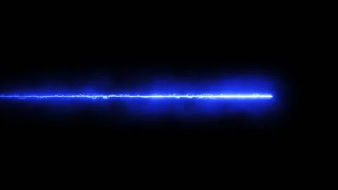 Dynamic elements of fantastic animation. Blue energetic beams emitting Stock Footage 258940192