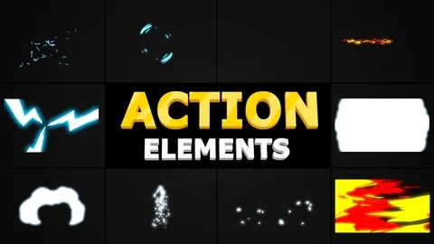 Dynamic Elements Pack Stock After Effects