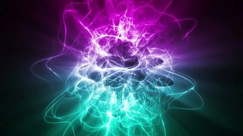 Dynamic Energy Swirl Background Stock Footage 22264408