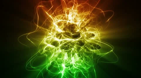 Dynamic Energy Swirl Background Stock Footage 22275040