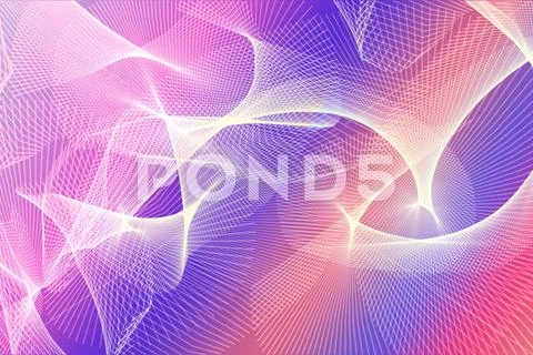 Dynamic Energy Wave Abstract Wallpaper With Smooth Gradients PSD-sjabloon