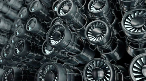 Dynamic Engine 2 Stock Footage 23459055