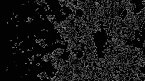 Dynamic, Erupting, Abstract Curves Animation with Blank Source 스톡 동영상 147658109