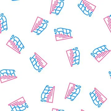 Dynamic exercise ladder-bars vector seamless pattern Stock Illustration