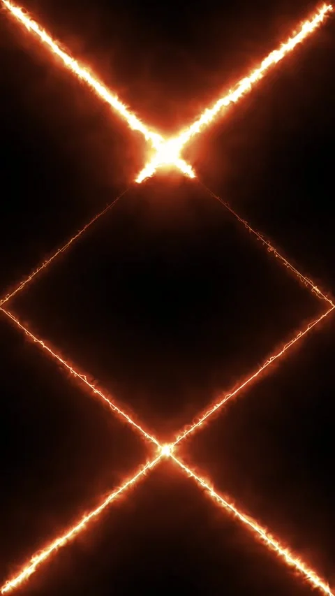 Dynamic fiery cross abstract animation background. Vidéo 331898761