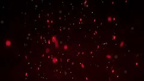 Dynamic fiery flying sparks Stock Footage 288670457