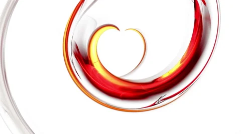 Dynamic Fiery Red Heart Stock-Footage 47975532