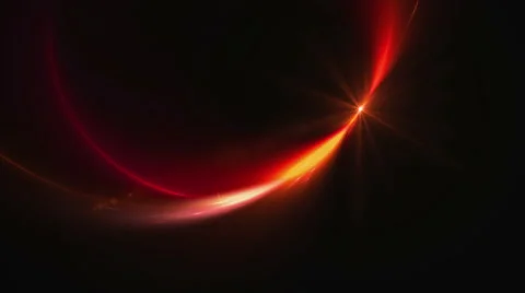 Dynamic Fiery Rotational Motion Forming a Circle with Flare Stock-Footage 58460959