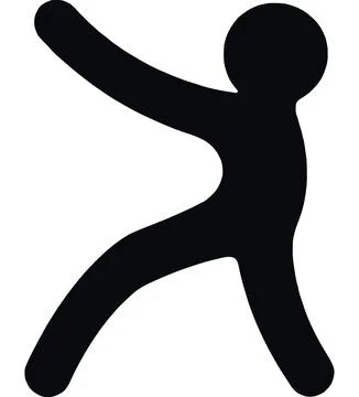 Dynamic Figure Gesture Movement Action Design Stock Illustration