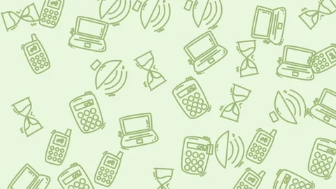 Dynamic financial devices motion background video. Stock Footage 325015659