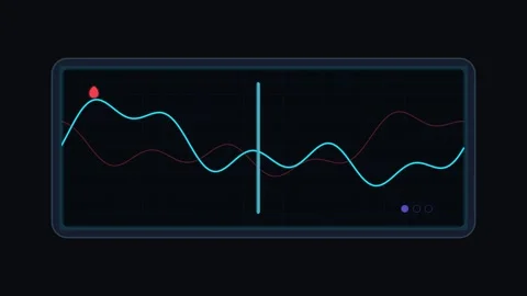 Dynamic financial market chart tracking cryptocurrency and stock trends Stock Footage 344640734
