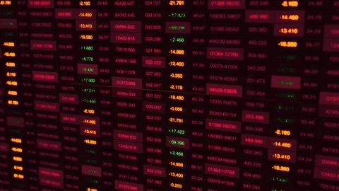Dynamic Financial Market Display: A Visual Analysis of Stock Numeric Видео 339068519