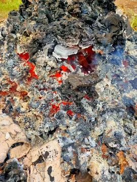 Dynamic Fire and Ash Abstract Stock Photos
