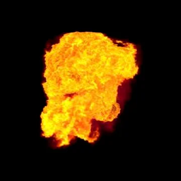 Dynamic fire Stock Illustration