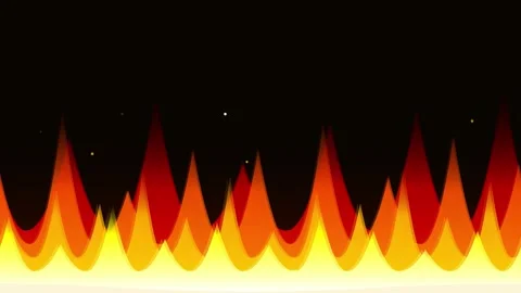 Dynamic Fire Wave Motion with Smooth Color Gradient Transition Stock Footage 339393257