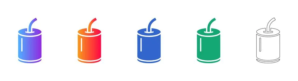 Dynamic Firecracker Icon Set for Holiday Celebrations Stock Illustration
