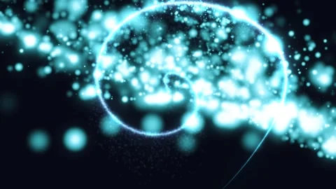 A dynamic firework display explodes in vivid, intense bursts against a black Video stock 347074949
