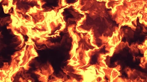 Dynamic flames create a vivid display of heat and energy Stock Footage 338209309
