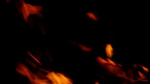 Dynamic Flames in Darkness Captivating Fire Patterns that Ignite the Imagination Stock Photos