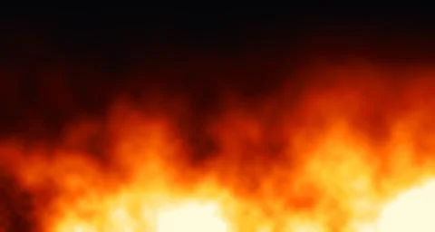 Dynamic flames in high contrast Stockillustratie