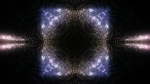 Dynamic Flickering Particles Background Loop Stock Footage 262950722