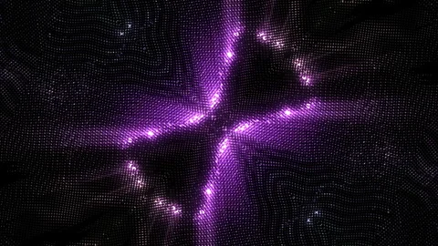 Dynamic Flickering Particles Background Loop Stock Footage 262954754