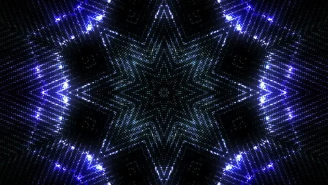 Dynamic Flickering Particles Background Loop Stock Footage 262955704