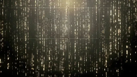 Dynamic Flickering Particles Background Loop Stock Footage 262959245