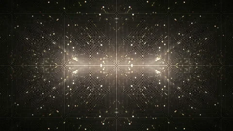 Dynamic Flickering Particles Background Loop Stock Footage 262960595