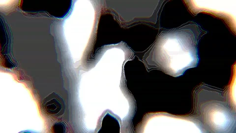 Dynamic Floating Blob Glitch Pattern Background Glitch Blobs Irregular Shape Stock Footage 323768951