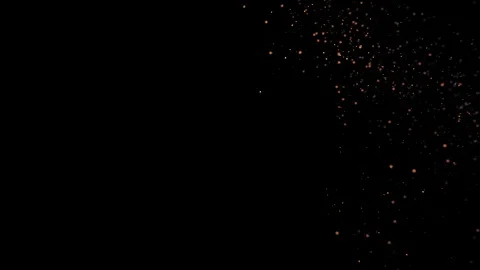 Dynamic flow of glowing light particles - light particle background (4K) Stock Footage 124602363