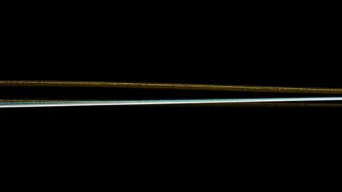 Dynamic Flow of Golden and Blue Light Waves in Abstract Digital Art Design Video stock 341926728