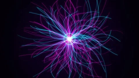 Dynamic flowing light streaks creating organic shape abstract motion graphi.. 스톡 동영상 346771040