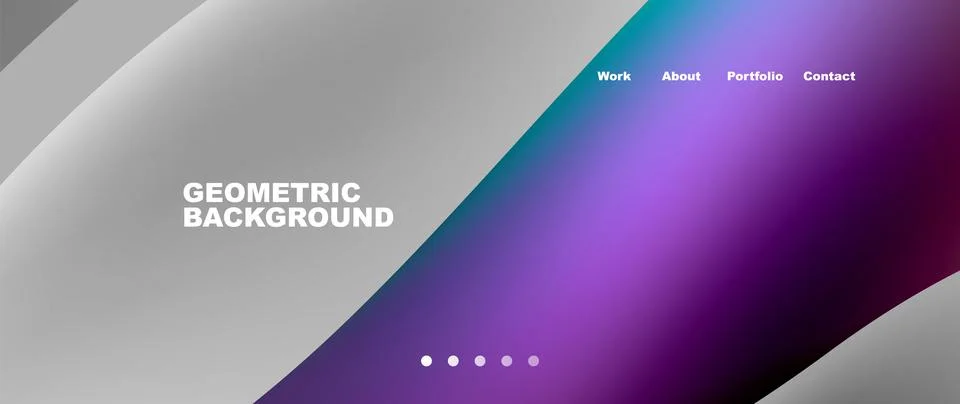 Dynamic flowing shapes concept design composition. Vector Illustration For Illustrazione stock