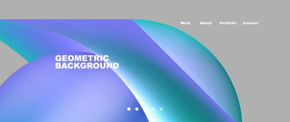 Dynamic flowing shapes concept design composition. Vector Illustration For Stock Illustration