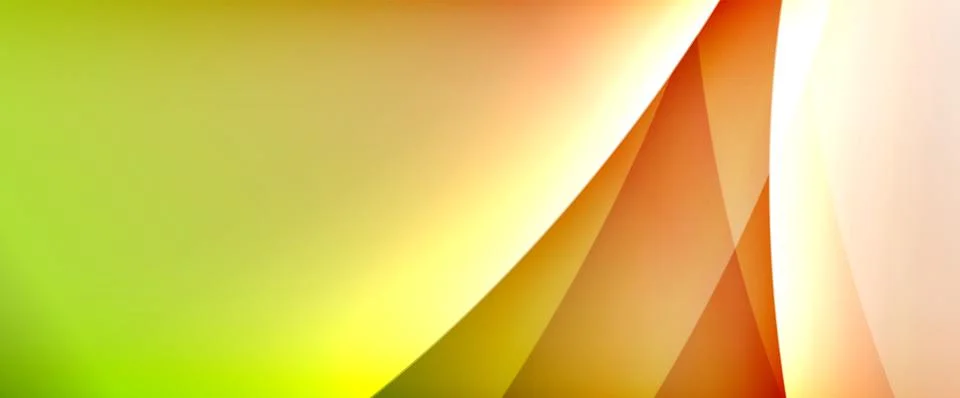 Dynamic flowing waves on gradient color background. Vector illustration For イラスト素材