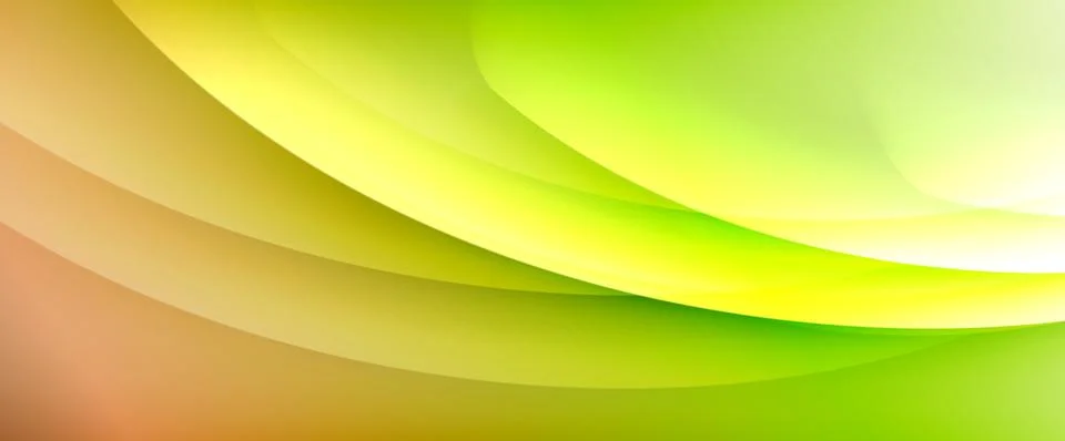 Dynamic flowing waves on gradient color background. Vector illustration For Stock Illustration