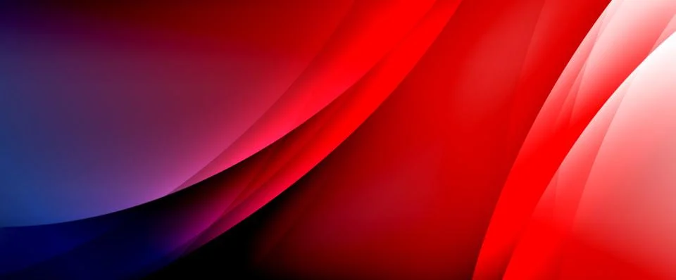 Dynamic flowing waves on gradient color background. Vector illustration For イラスト素材