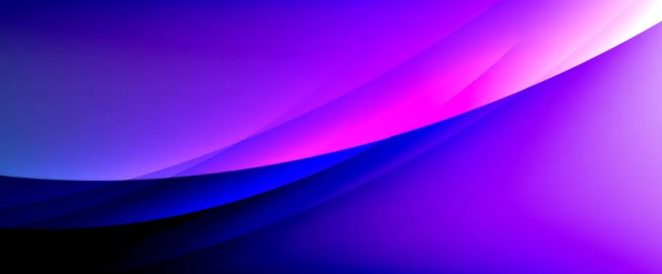 Dynamic flowing waves on gradient color background. Vector illustration For イラスト素材