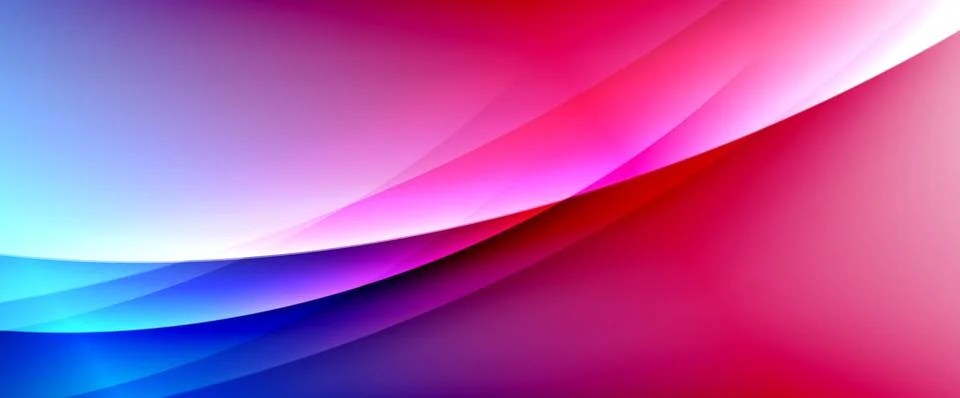 Dynamic flowing waves on gradient color background. Vector illustration For Stock Illustration