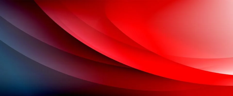 Dynamic flowing waves on gradient color background. Vector illustration For Stock Illustration