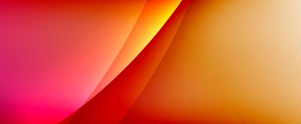 Dynamic flowing waves on gradient color background. Vector illustration For Stock Illustration