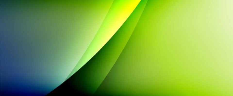 Dynamic flowing waves on gradient color background. Vector illustration For Stock Illustration