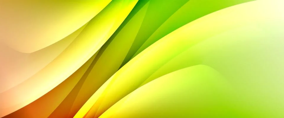 Dynamic flowing waves on gradient color background. Vector illustration For イラスト素材