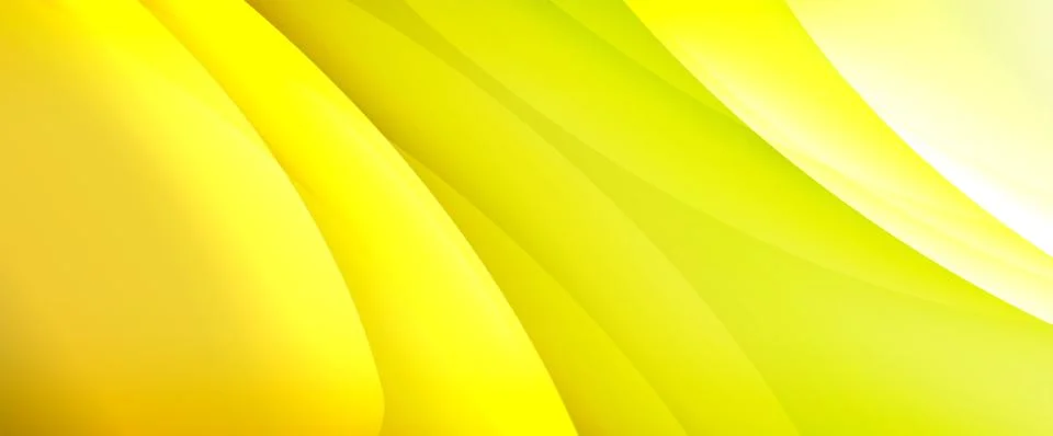 Dynamic flowing waves on gradient color background. Vector illustration For Stockillustratie
