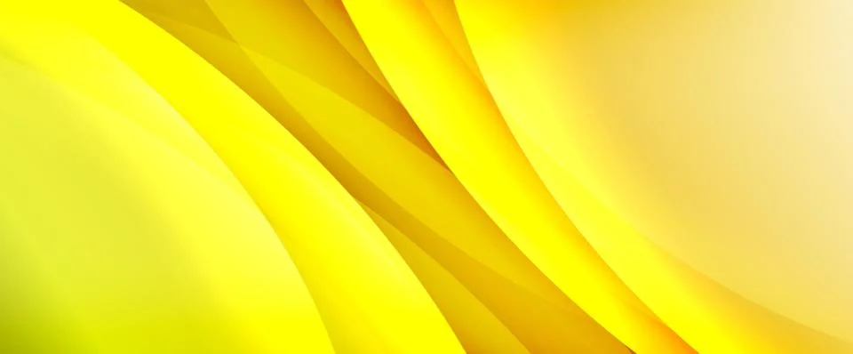 Dynamic flowing waves on gradient color background. Vector illustration For Illustrazione stock