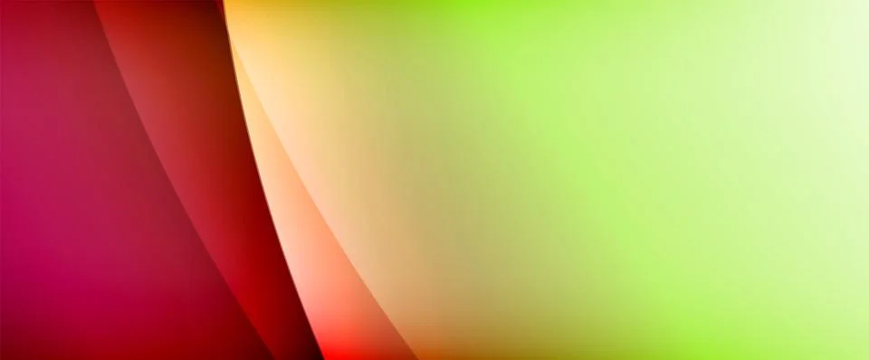 Dynamic flowing waves on gradient color background. Vector illustration For Stock Illustration