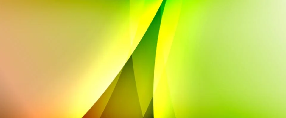 Dynamic flowing waves on gradient color background. Vector illustration For Stock Illustration