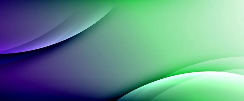 Dynamic flowing waves on gradient color background. Vector illustration For イラスト素材