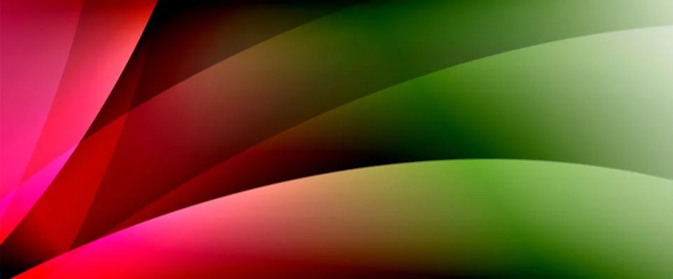 Dynamic flowing waves on gradient color background. Vector illustration For Stock Illustration